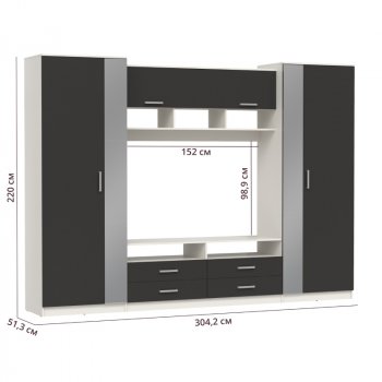 ШМЦ Вена 91.01 с зеркалом в Олёкминске - mebel154.com