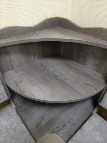 Кухонный уголок Миссия с полкой ткань в Олёкминске - mebel154.com