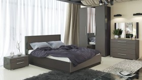 Двуспальная кровать с подъемным механизмом Наоми в Олёкминске - mebel154.com
