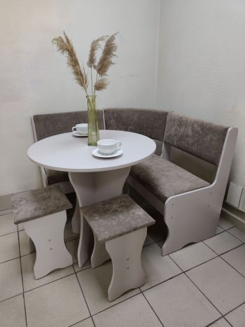 Кухонный уголок Лотос ткань в Олёкминске - mebel154.com