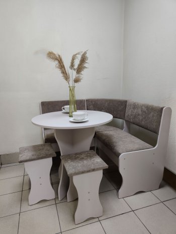 Кухонный уголок Лотос ткань в Олёкминске - mebel154.com