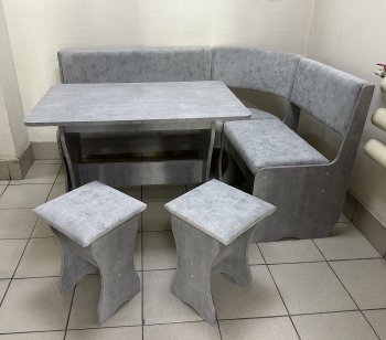 Кухонный уголок Миссия V велюр (сириус) в Олёкминске - mebel154.com