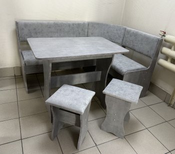 Кухонный уголок Миссия V велюр (сириус) в Олёкминске - mebel154.com