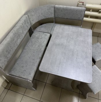 Кухонный уголок Миссия V велюр (сириус) в Олёкминске - mebel154.com