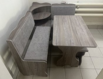 Кухонный уголок Миссия с полкой, ткань(локи) в Олёкминске - mebel154.com