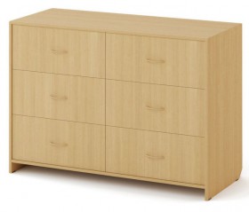 Комод (6 ящиков) №6 КМ-16 в Олёкминске - mebel154.com