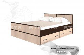 Кровать Сакура 1600(бтс) в Олёкминске - mebel154.com
