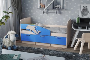 Кровать Дельфин 1.6 в Олёкминске - mebel154.com