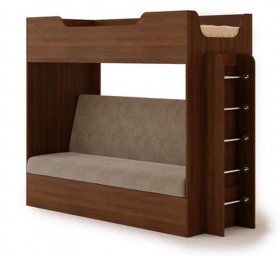 Кровать двухъярусная с диваном в Олёкминске - mebel154.com