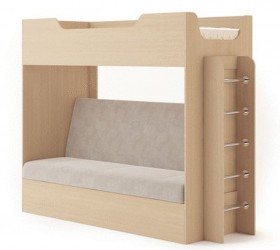 Кровать двухъярусная с диваном в Олёкминске - mebel154.com