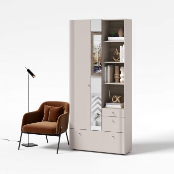 Вешалка с зеркалом Одетта (ВШ1) в Олёкминске - mebel154.com