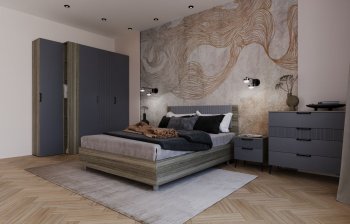 Спальный гарнитур Борнео в Олёкминске - mebel154.com