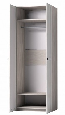 Шкаф для одежды 2-х дверный 54 Марсель в Олёкминске - mebel154.com