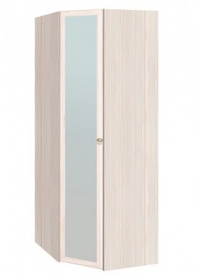 Шкаф для одежды угловой с зеркалом 56-2 Бриз в Олёкминске - mebel154.com