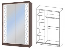 Шкаф-купе Флоренция 1500 в Олёкминске - mebel154.com